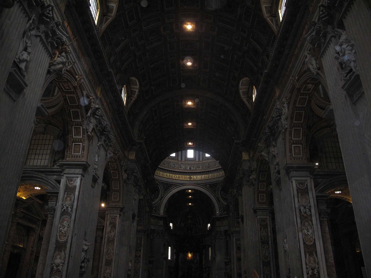 basilica san pedro paneling free photo