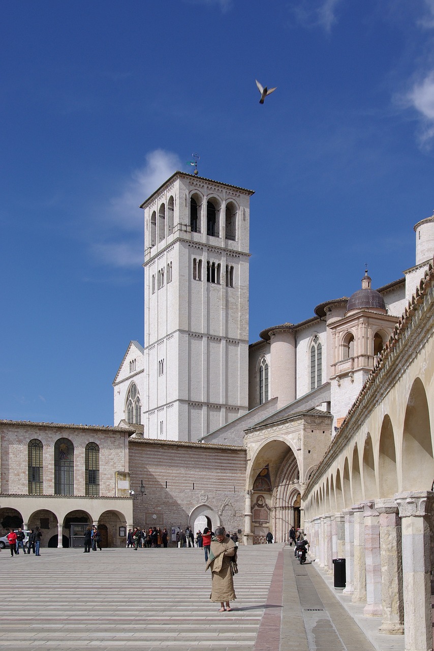 basilica basilica of san francesco assisi free photo