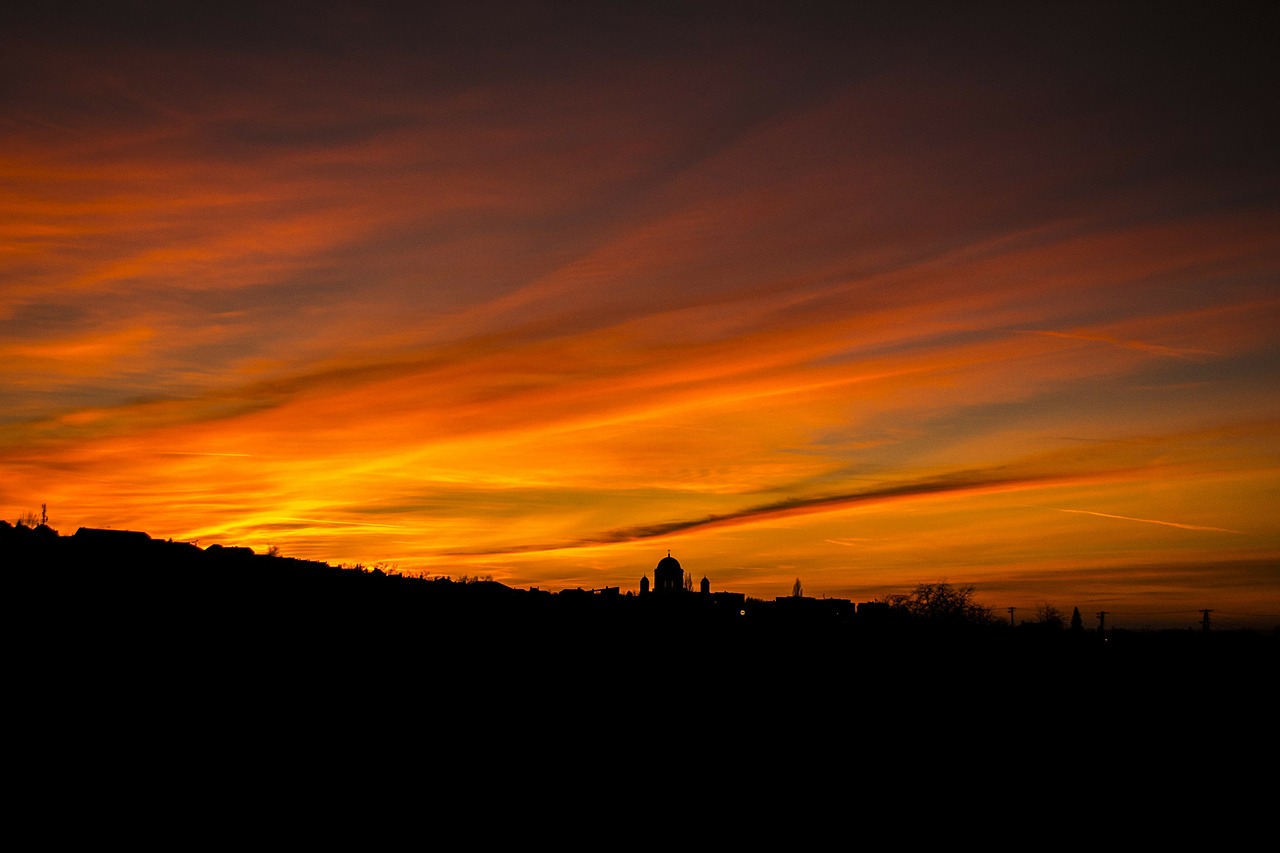 basilica esztergom sky free photo