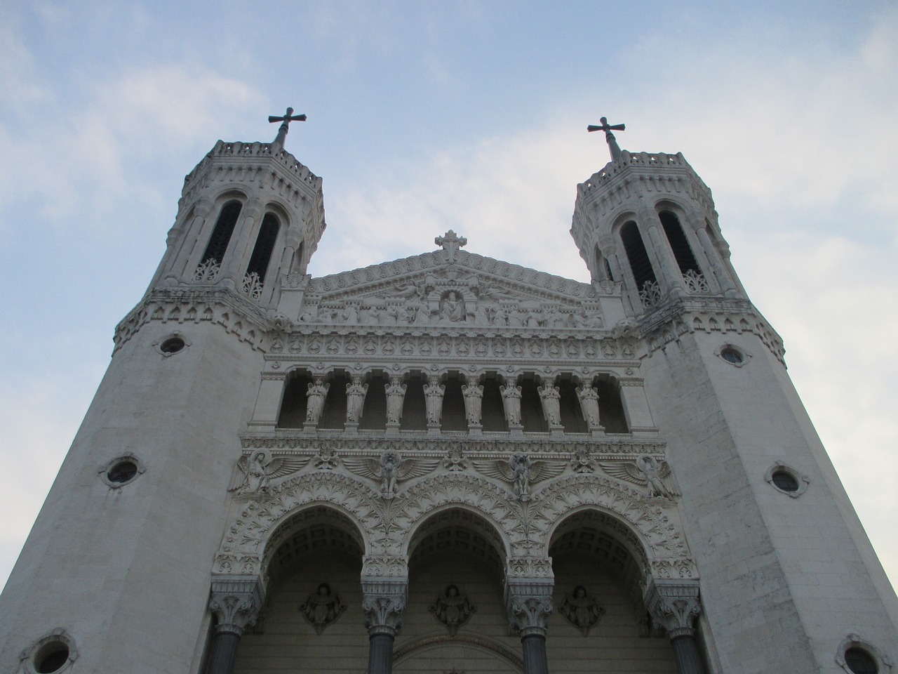 basilica fourvière lyon architecture free photo