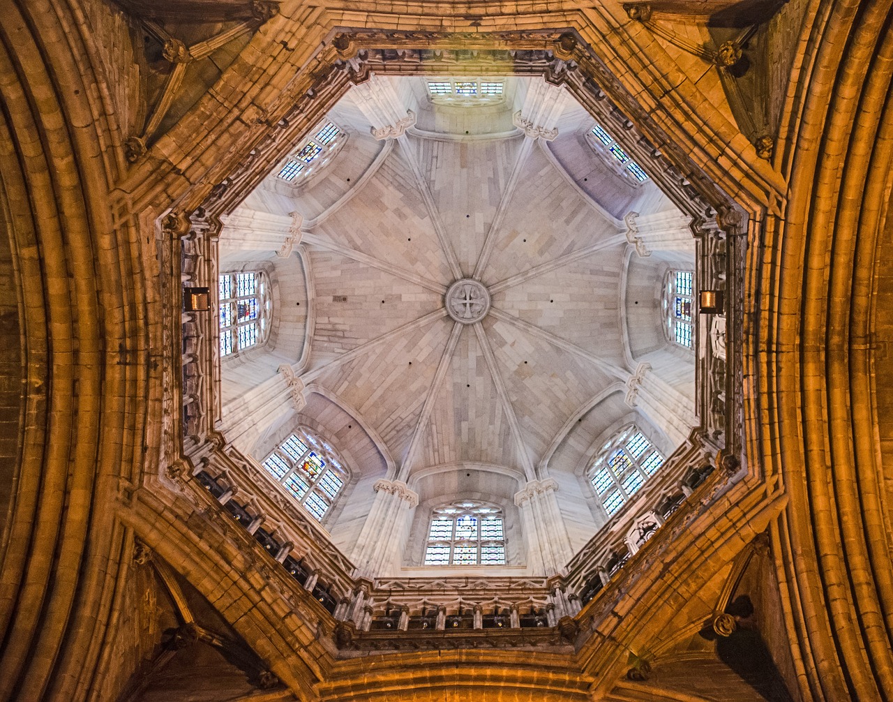 basilica santa meria del mar barcelona spain free photo
