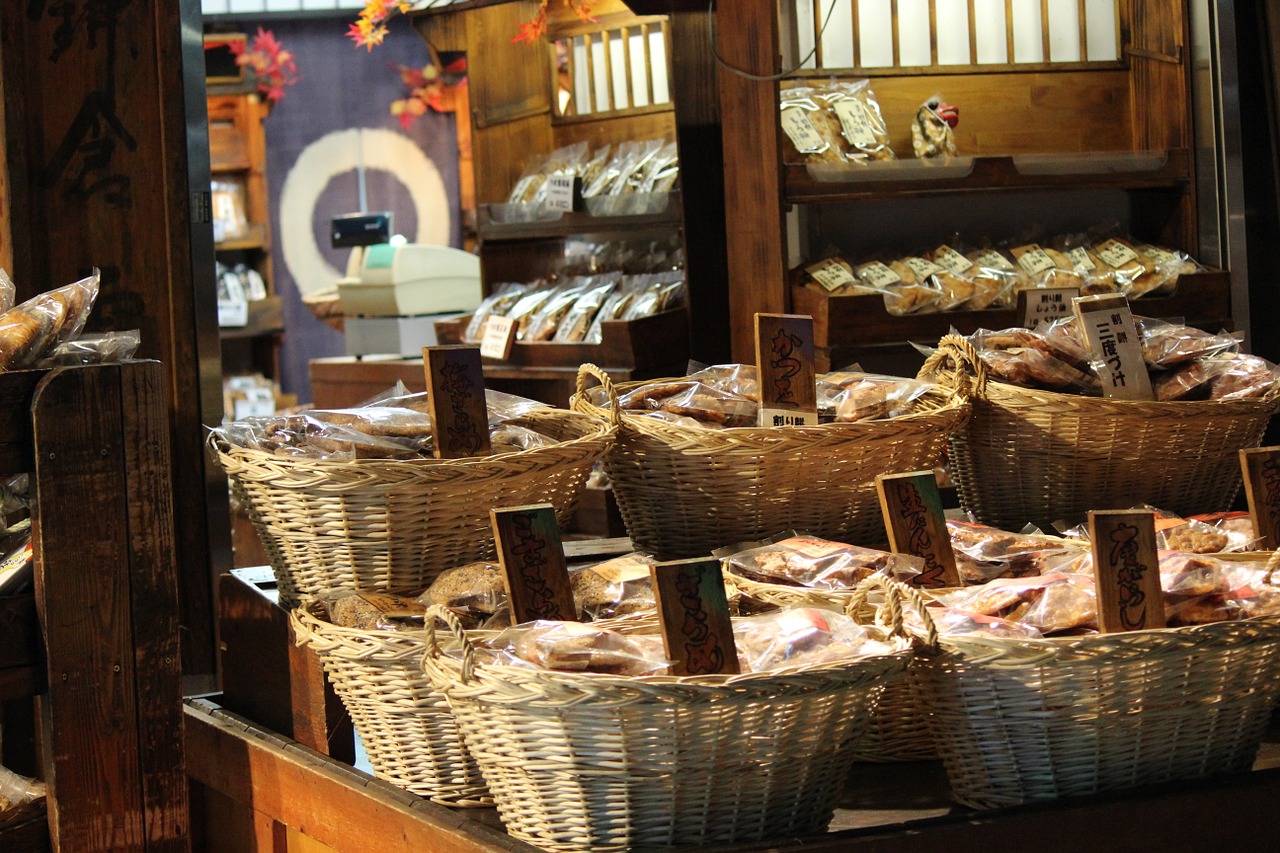 basket food straw free photo