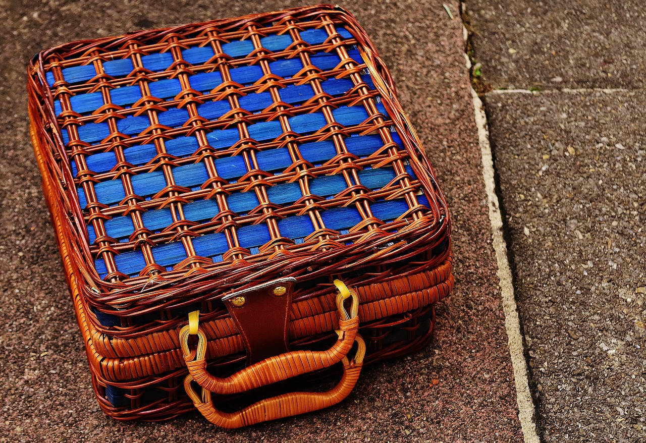 basket luggage small free photo