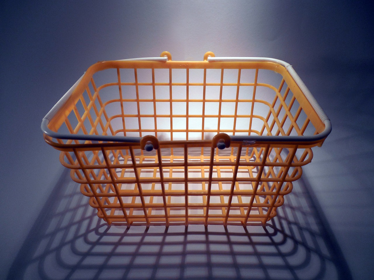 basket shopping cart purchasing free photo