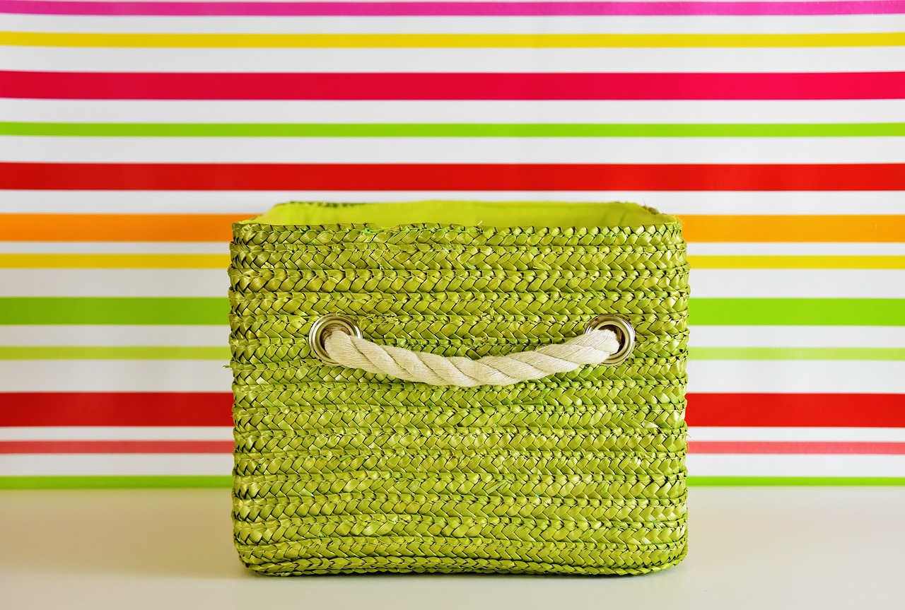 basket green colorful free photo