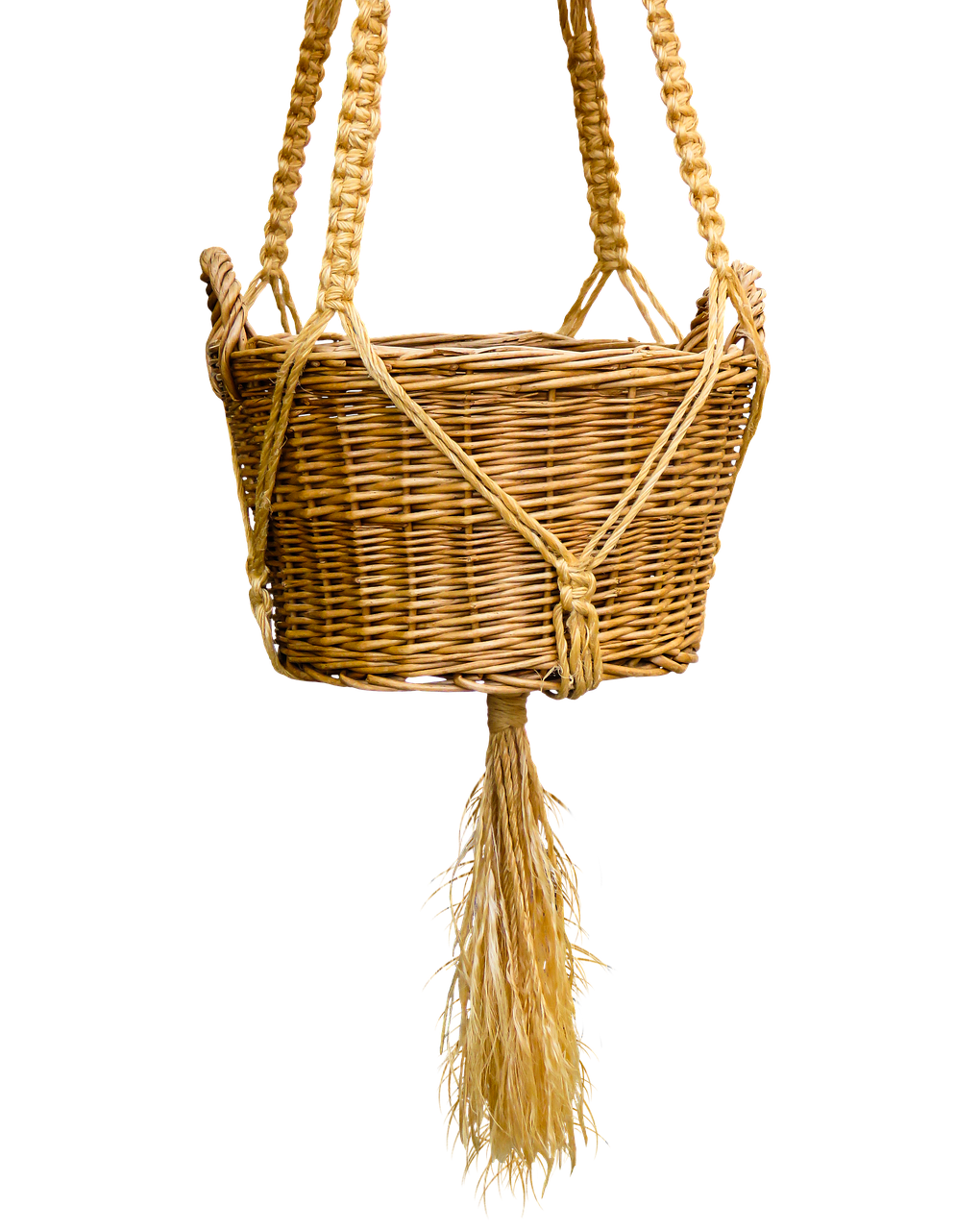 basket wicker basket isolated free photo