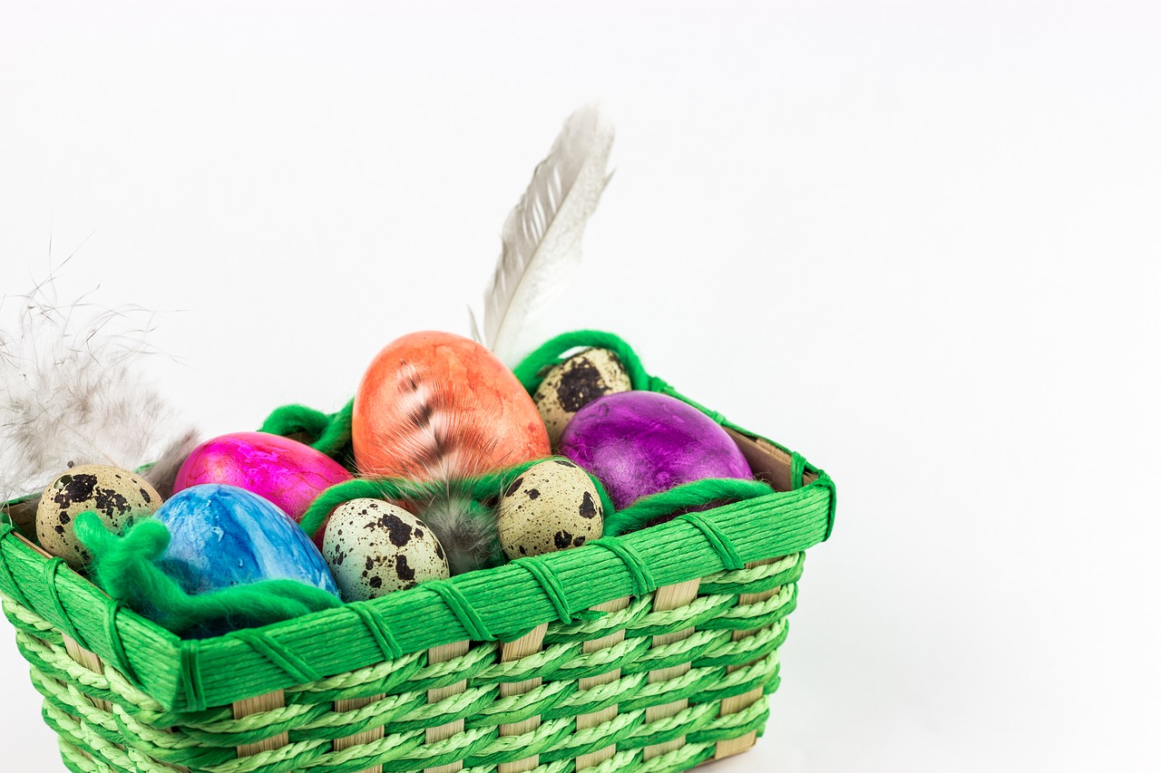 basket easter egg free photo