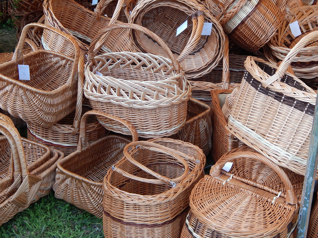 basket baskets handicraft free photo