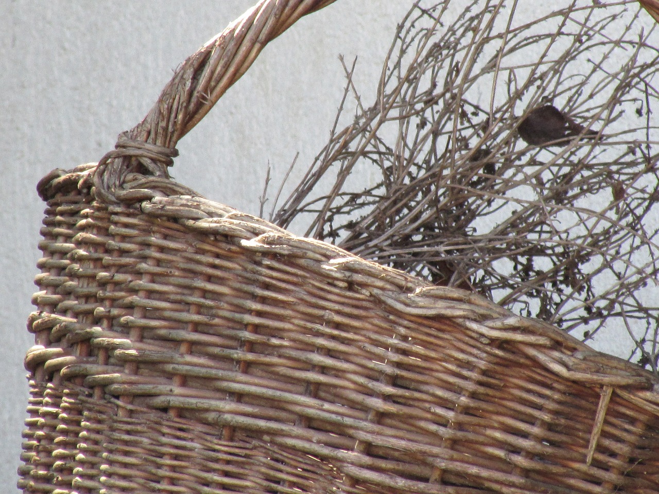 basket woven wicker free photo