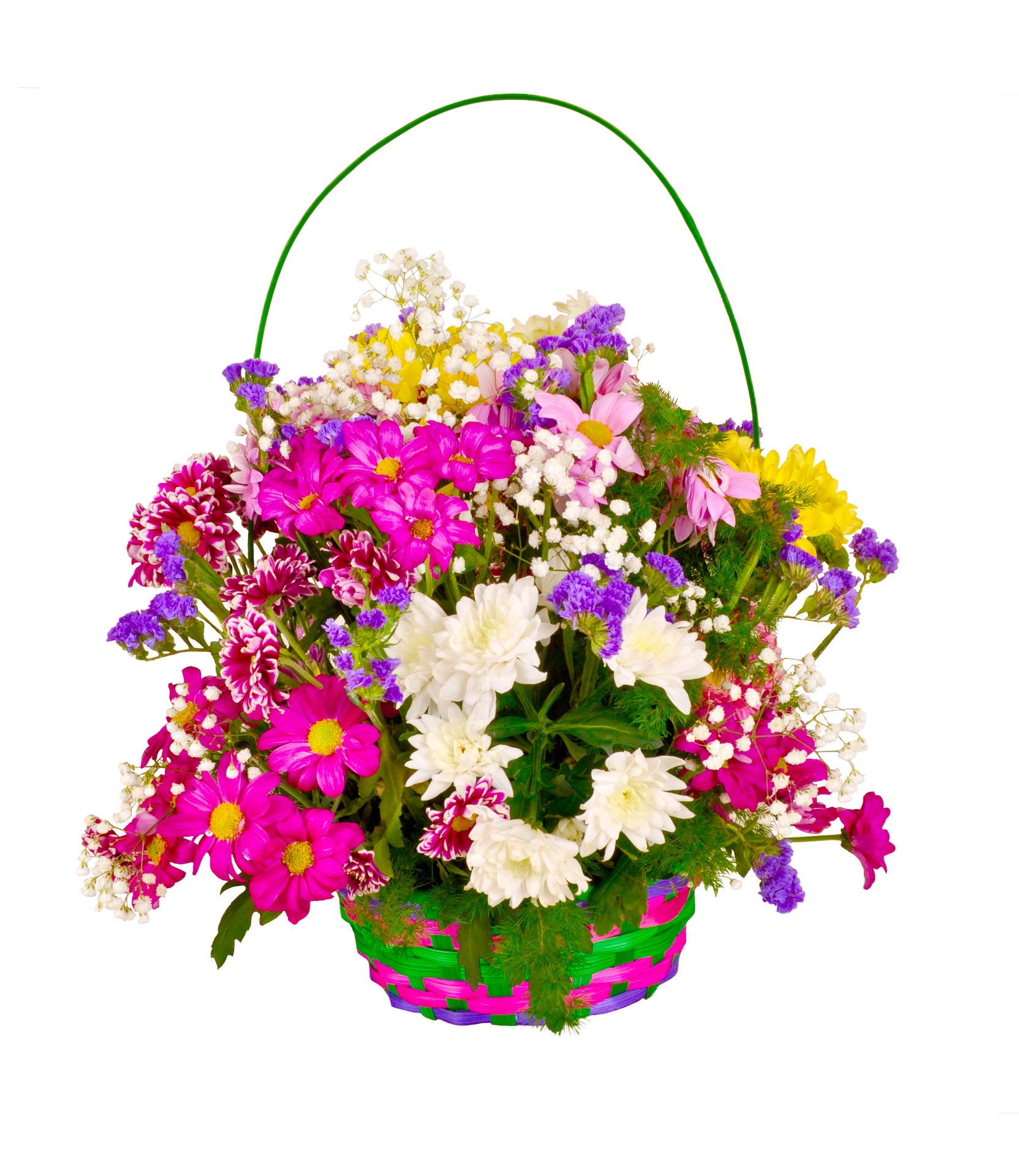 flowers basket bouquet free photo