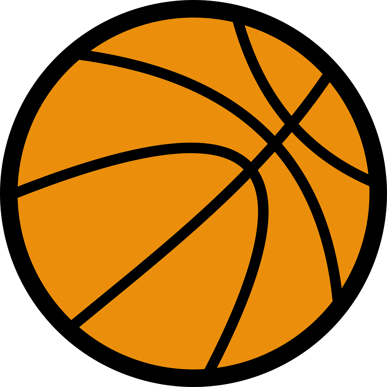 basketball ball orange free photo