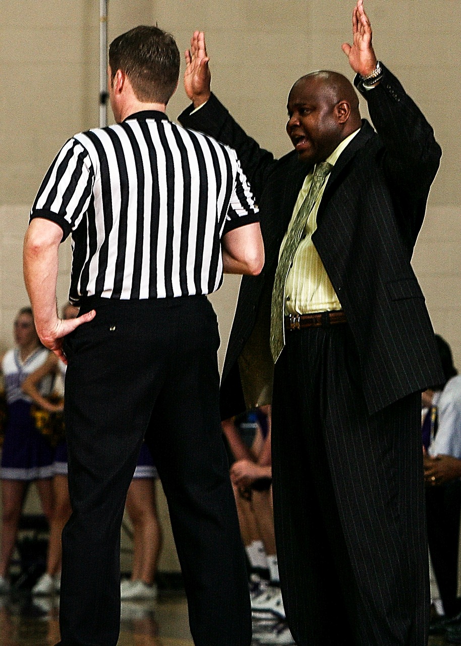 basketball coach referee free photo