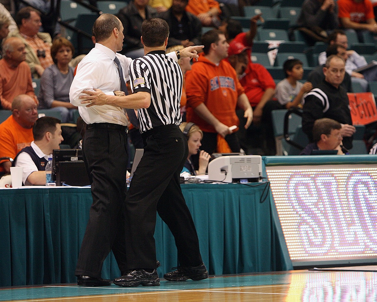 basketball coach referee free photo