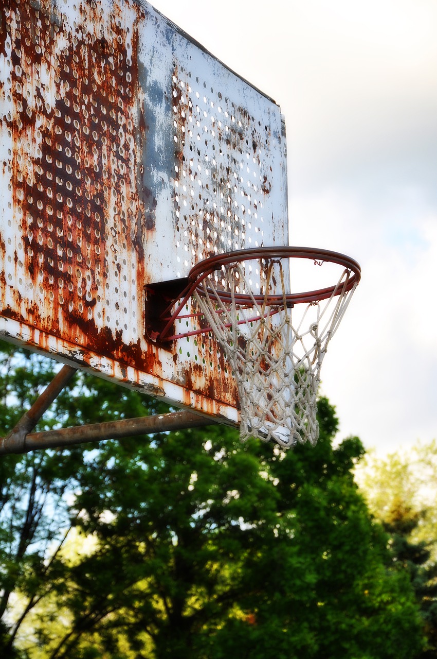 basketball hoop urban decay free photo