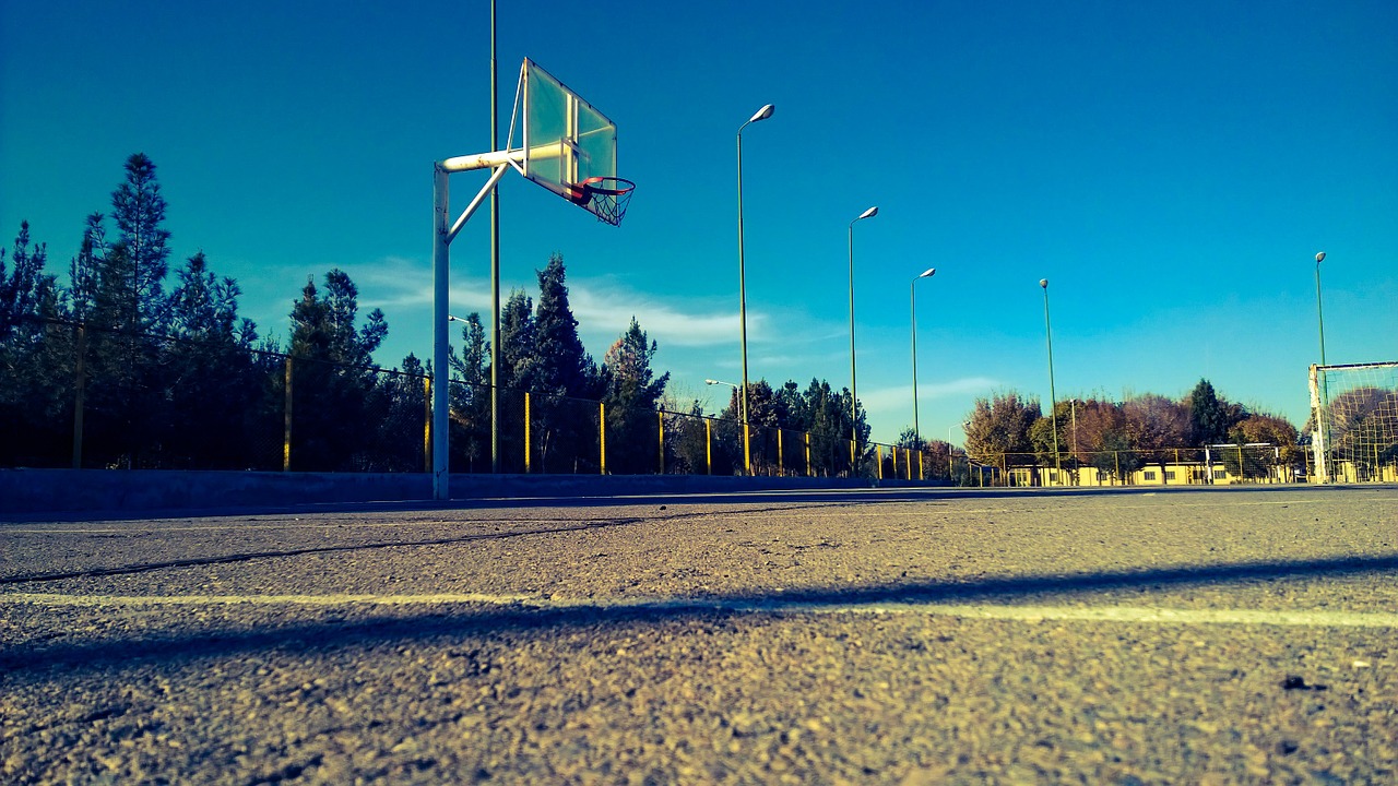 basketball court sport free photo