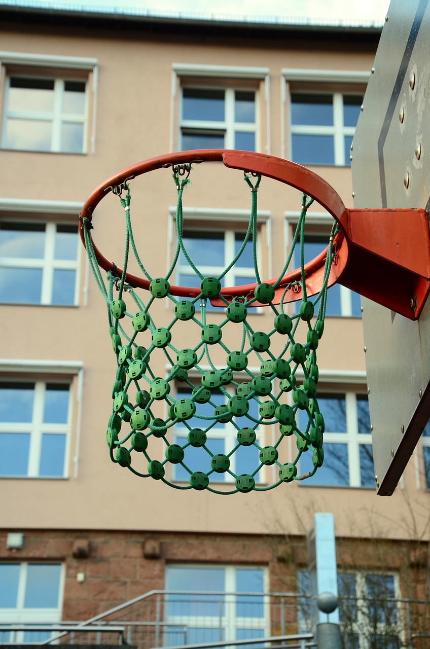 basketball hoop school schoolyard free photo