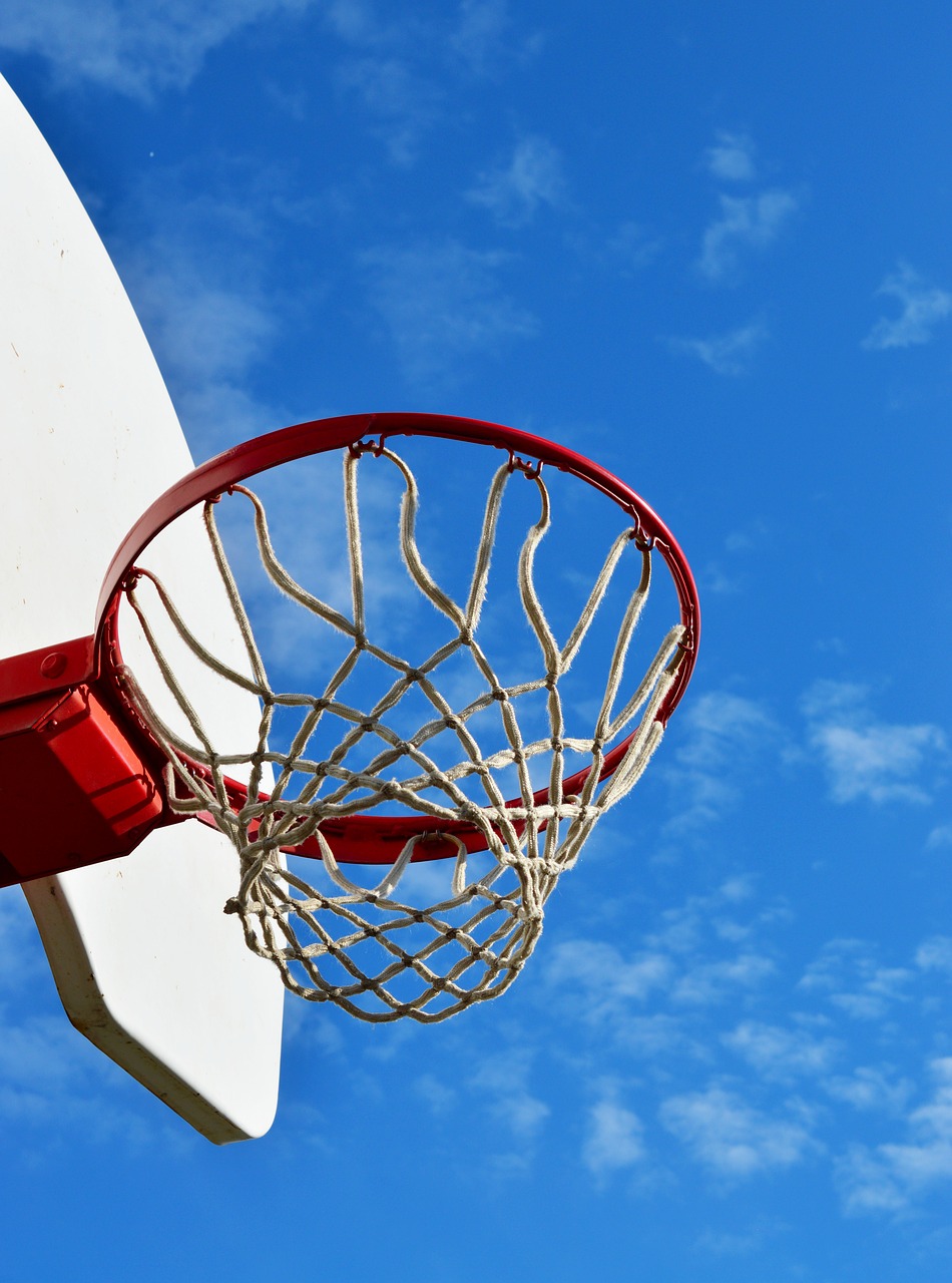 basketball hoop sky sport free photo
