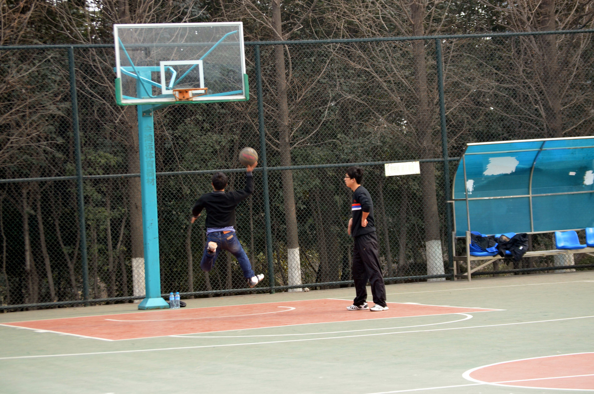 basketball basket layup free photo