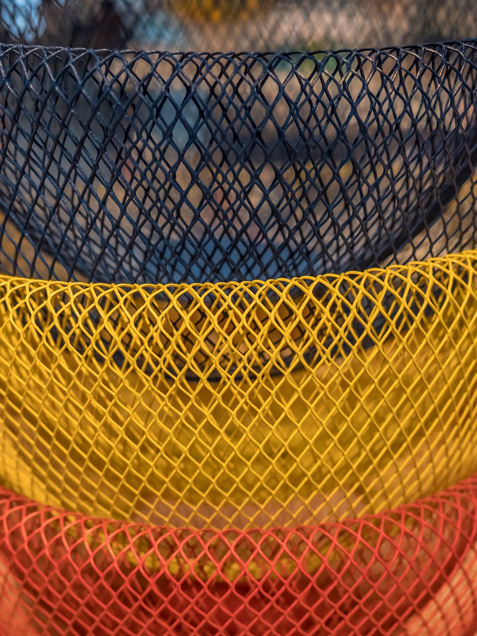 baskets  colors  wires free photo