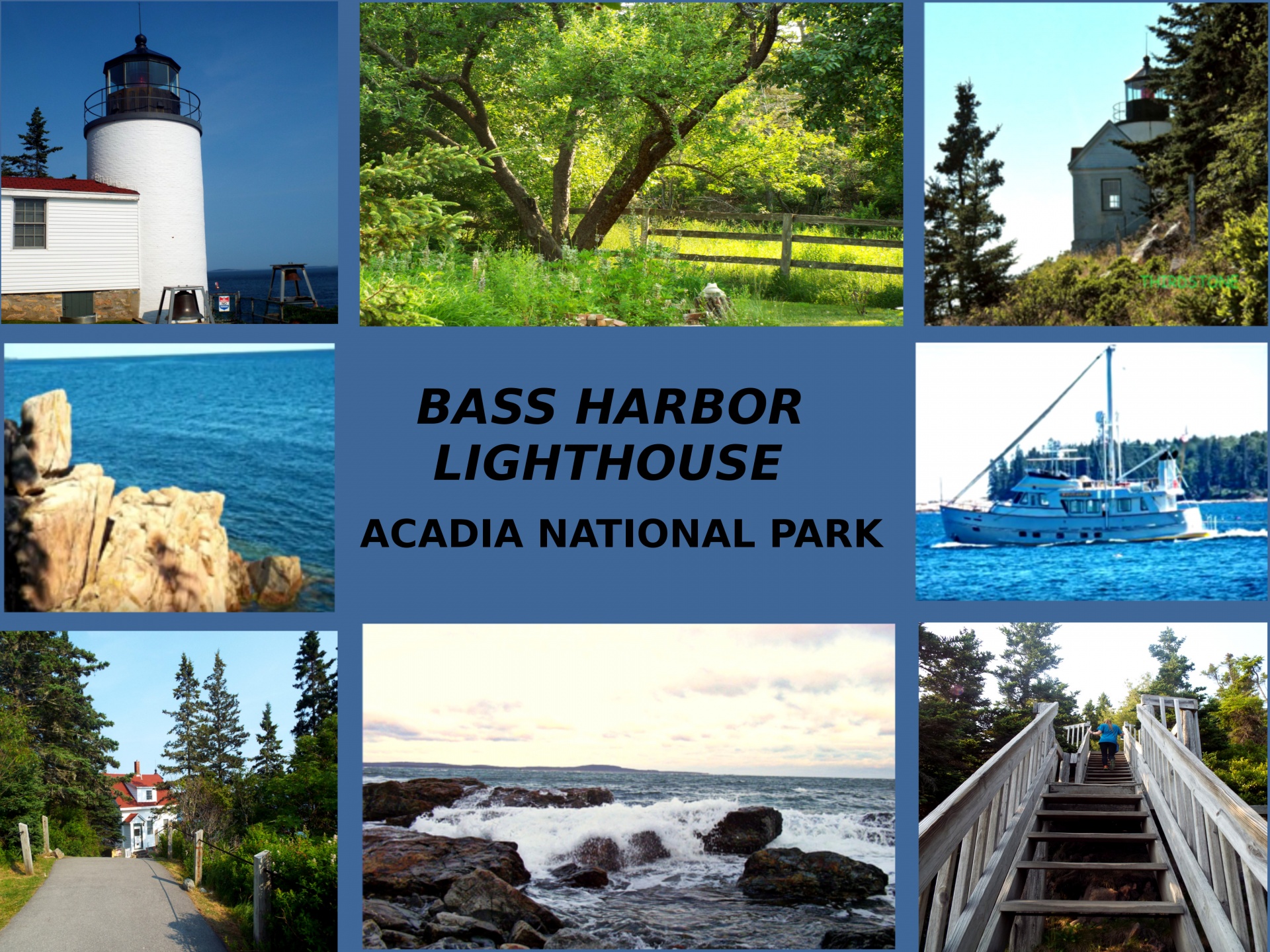 lighthouse lighthouses bass harbor lighthouse free photo