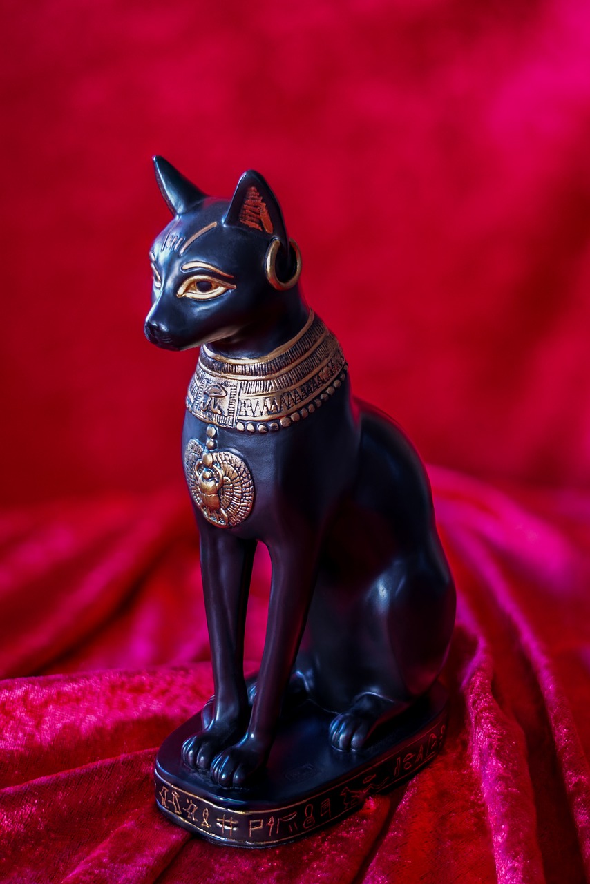 bastet cat egypt cat sculpture free photo