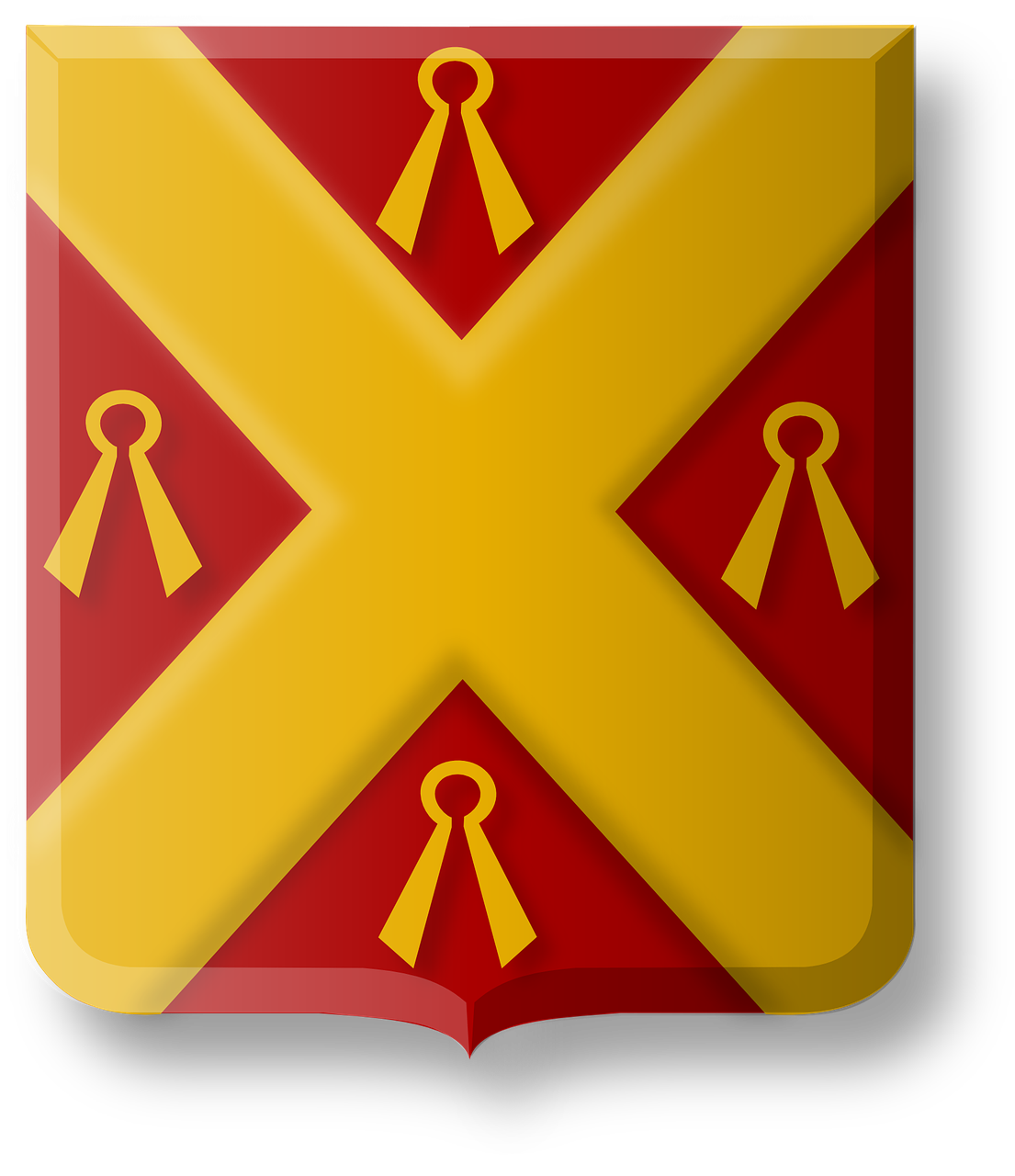 batenburg coat of arms emblem free photo