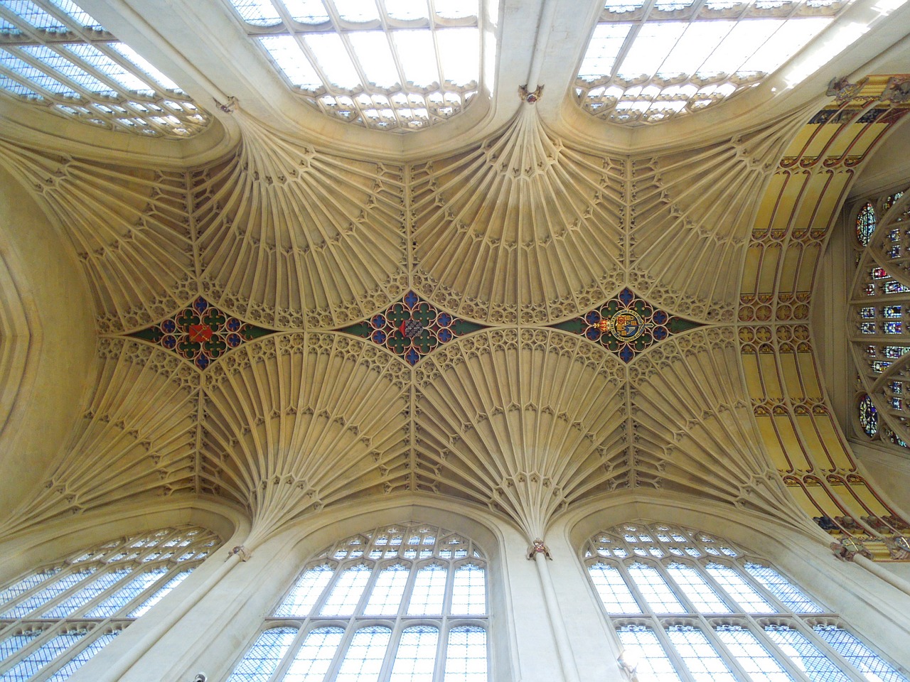 bath england cathedrals free photo