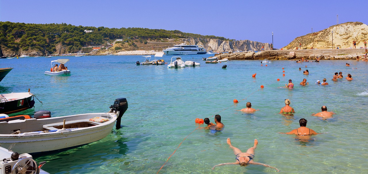 bathers  water  transparent free photo