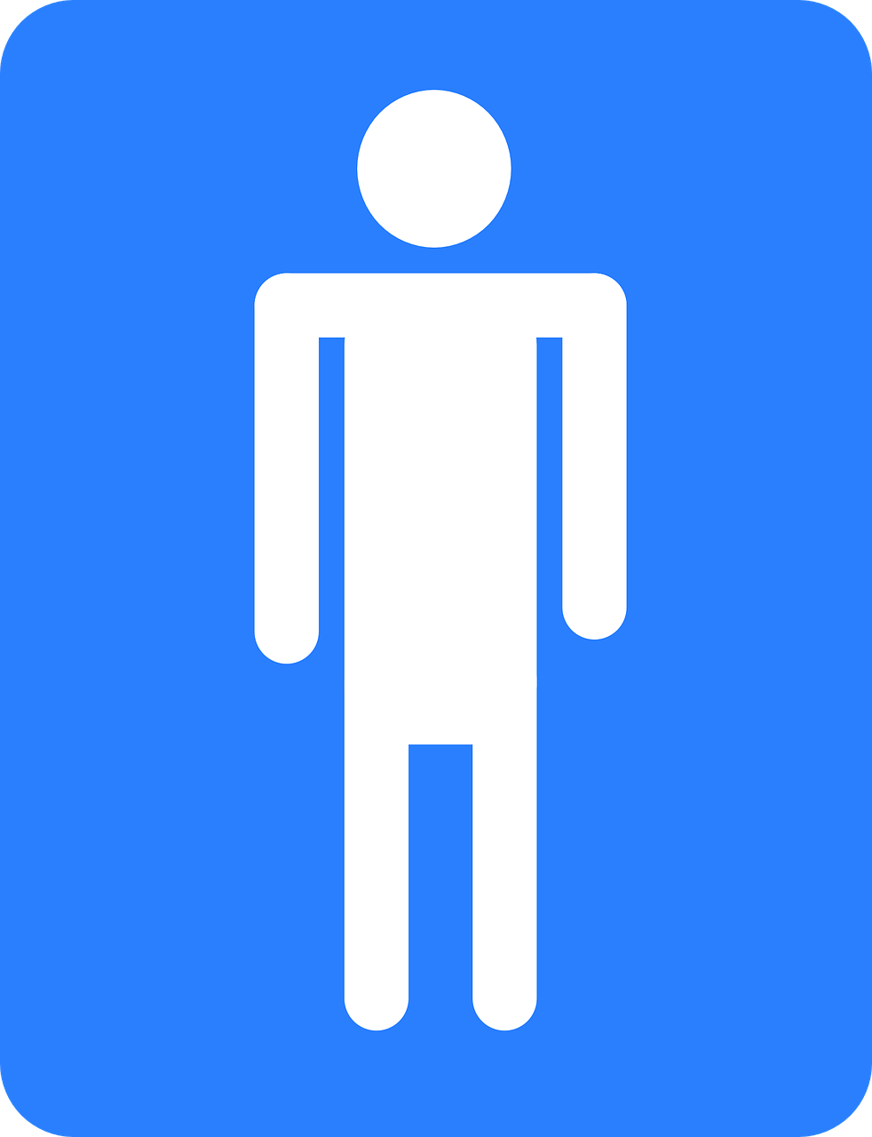bathroom sign male free photo