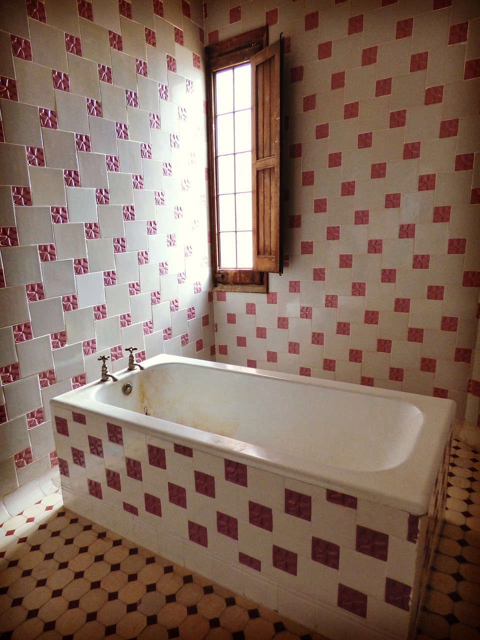 bathroom modernism tiles free photo