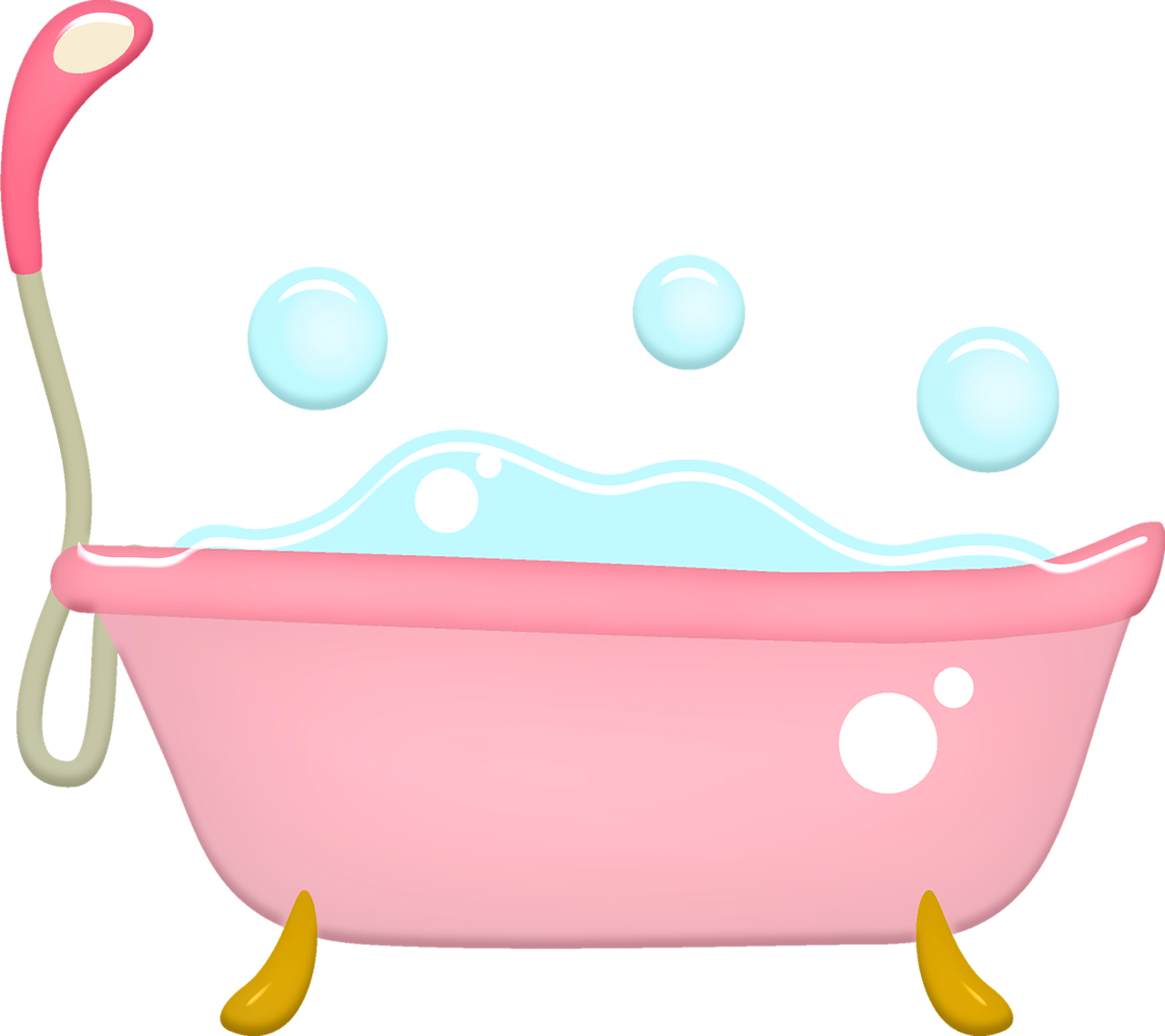 bathtub  bubbles  pink free photo