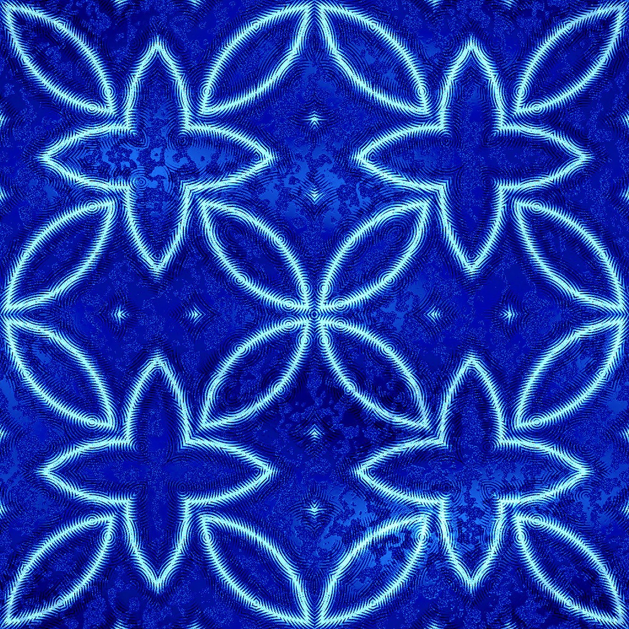 batik blue design free photo