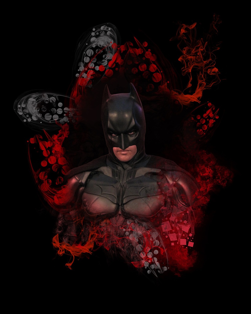 batman custom portrait comic book character free photo