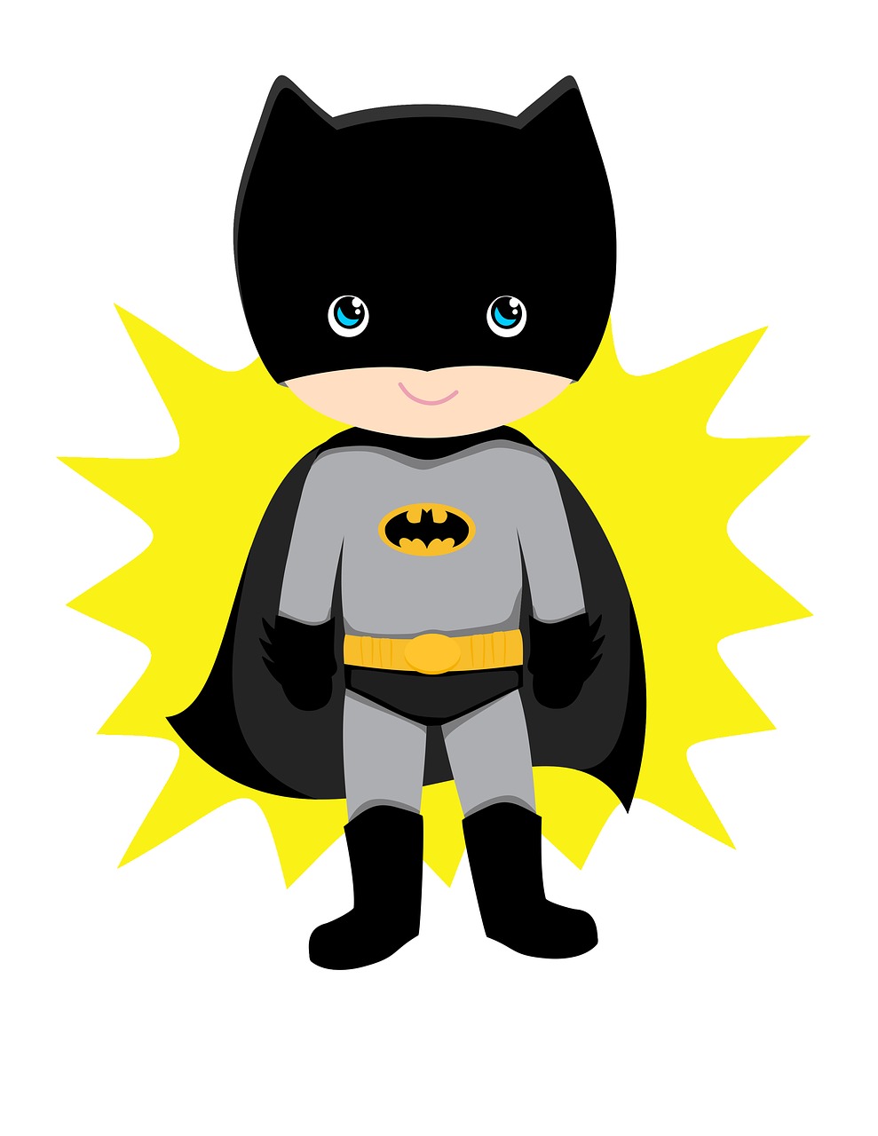 batman kid superhero free photo