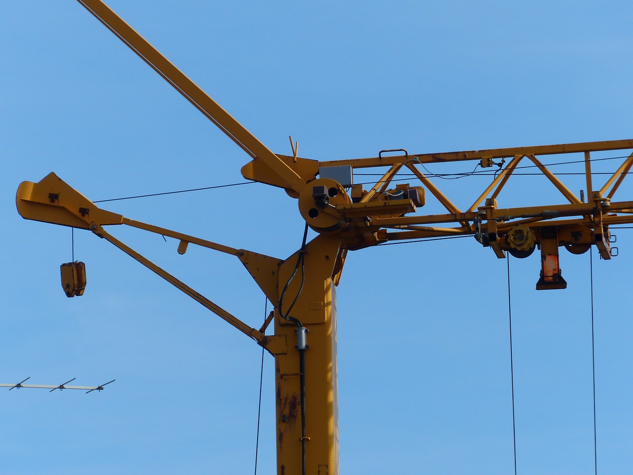 baukran hydraulic crane free photo