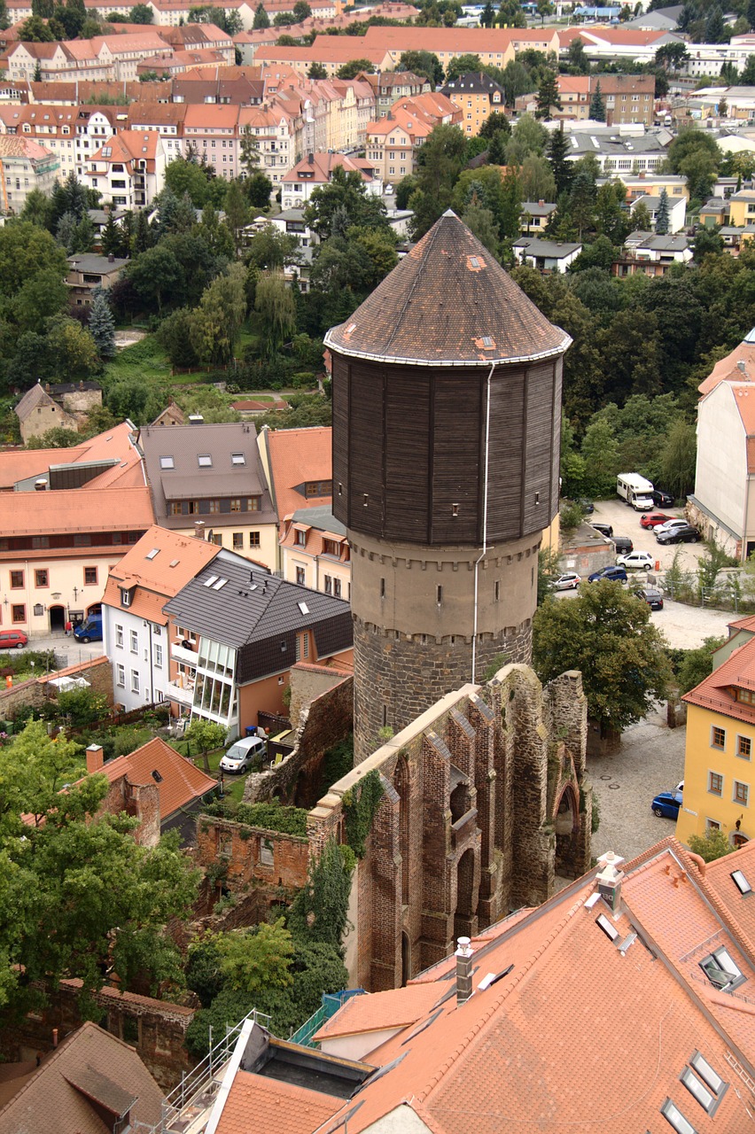 bautzen water tower mönchskirche free photo