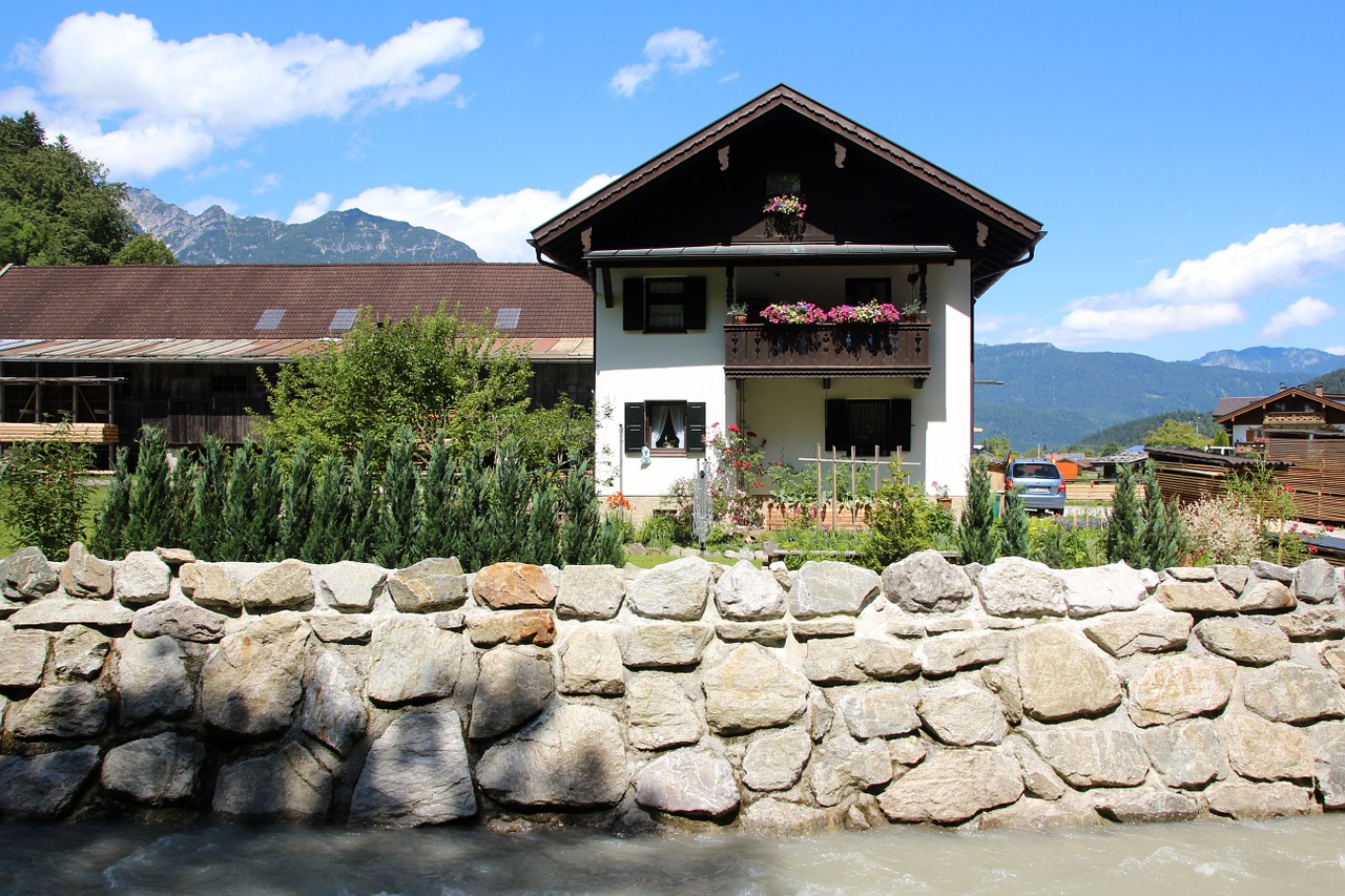 bavaria home blue sky free photo