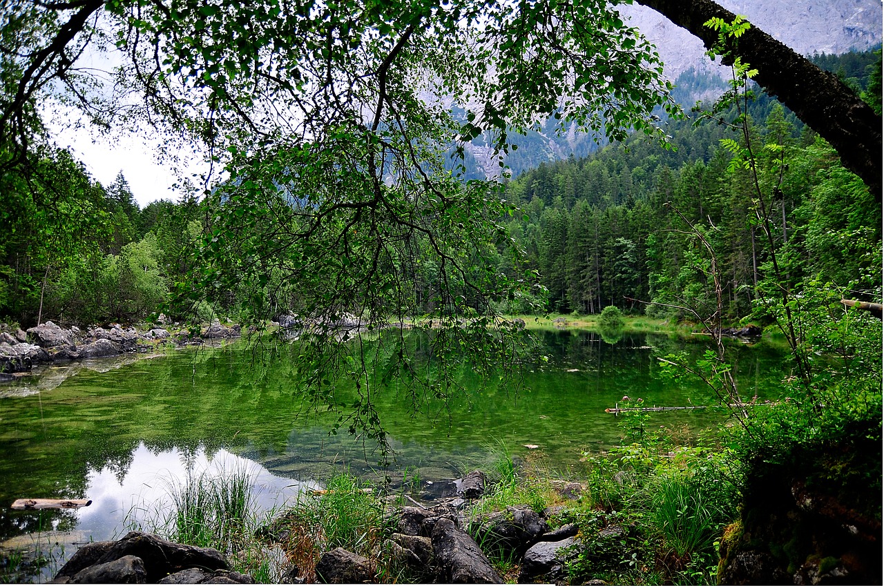 bavaria eibsee zugspitz country free photo