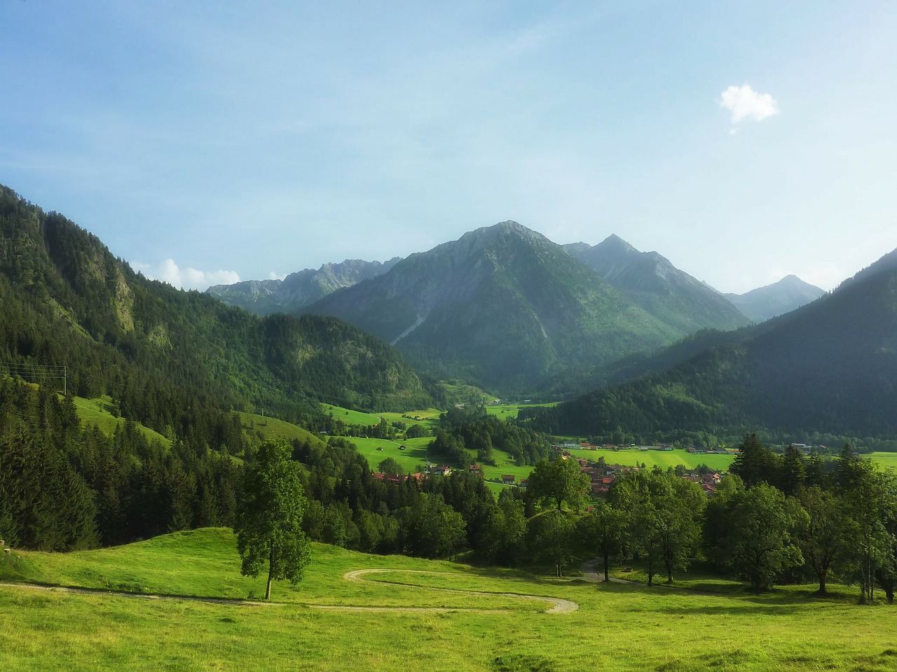 bavaria germany village free photo