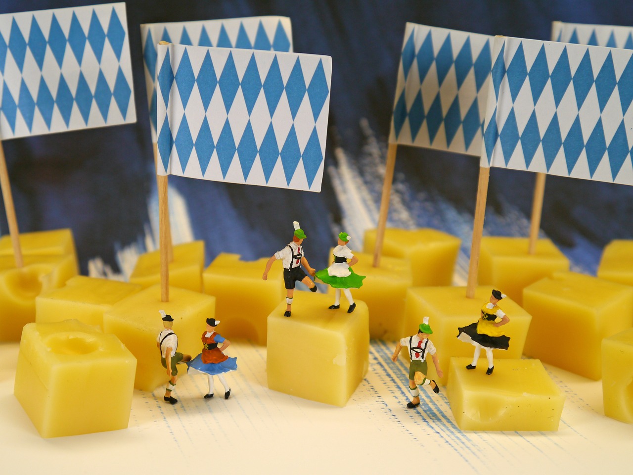 bavaria cheese cheese cubes free photo
