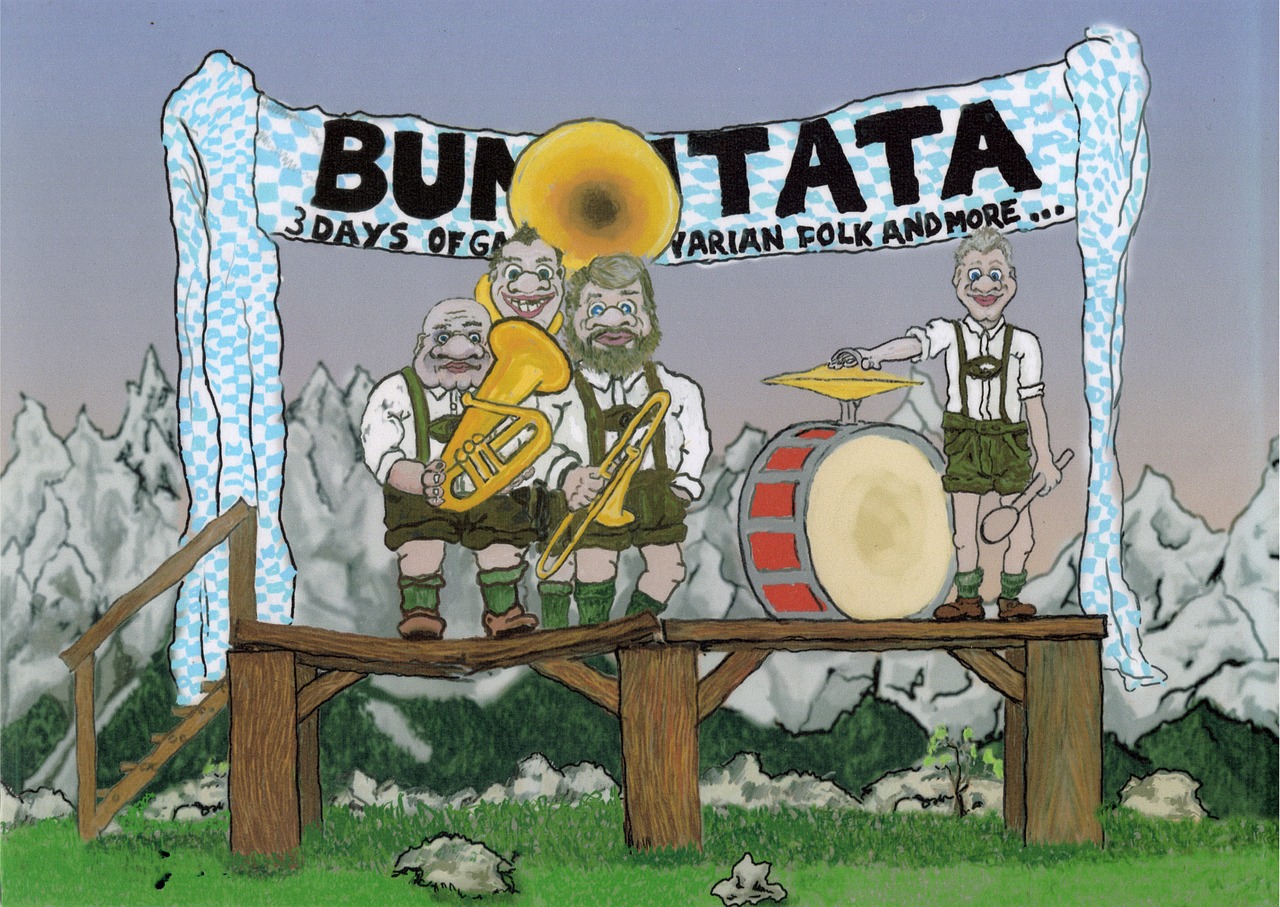 bavaria folk music tuba free photo