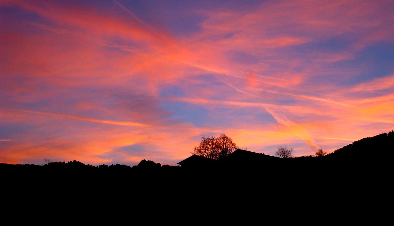 bavaria germany sunset free photo