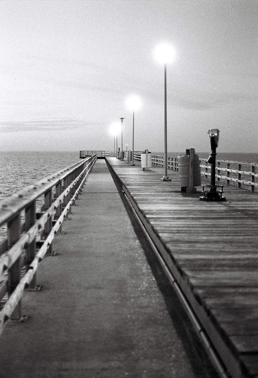 bay bridge twilight free photo