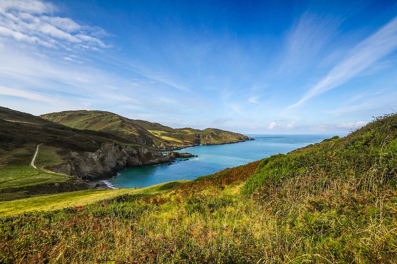 bay ocean coast free photo