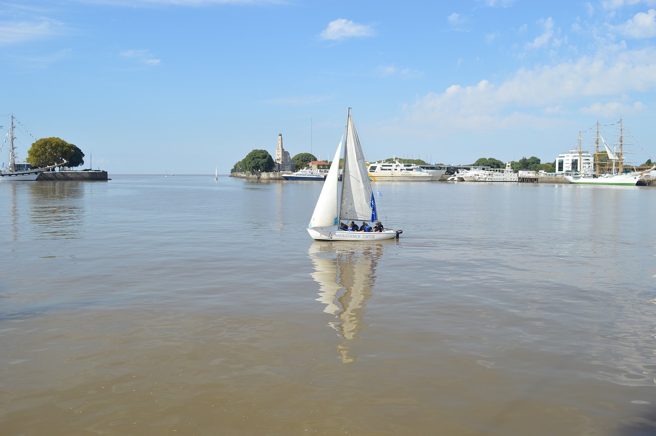 bay  sailboat  sea free photo