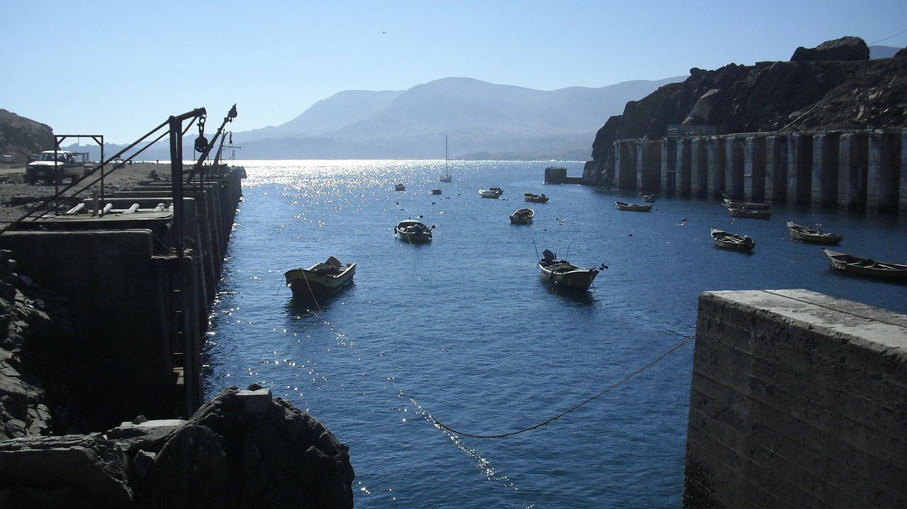 bay boats sea free photo