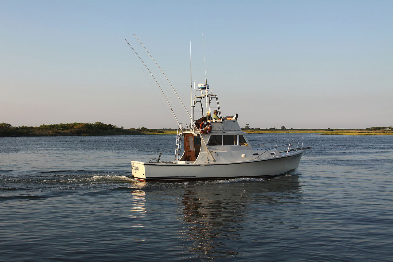 boat fishing bay free photo