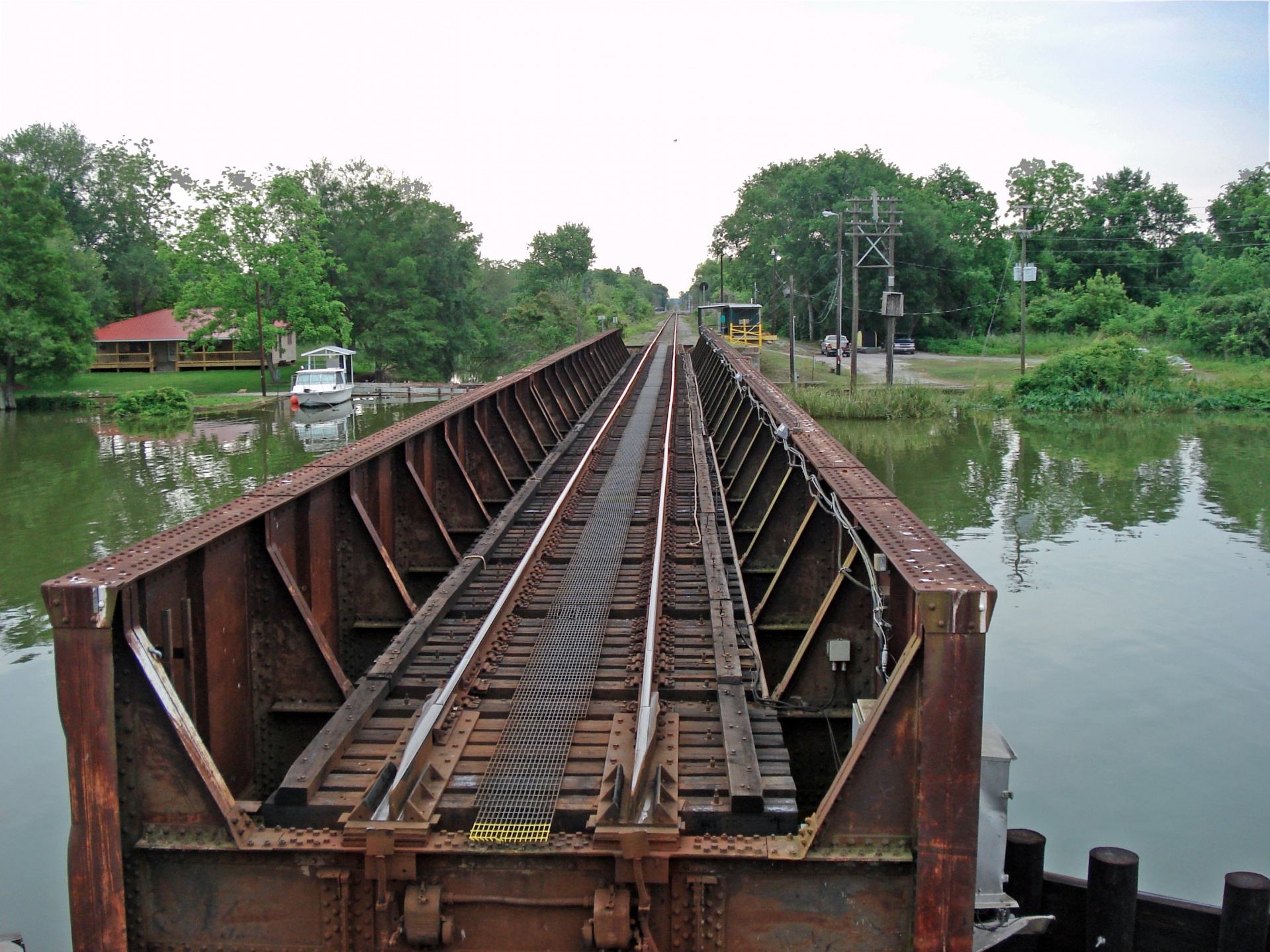 bridge railroad louisiana free photo
