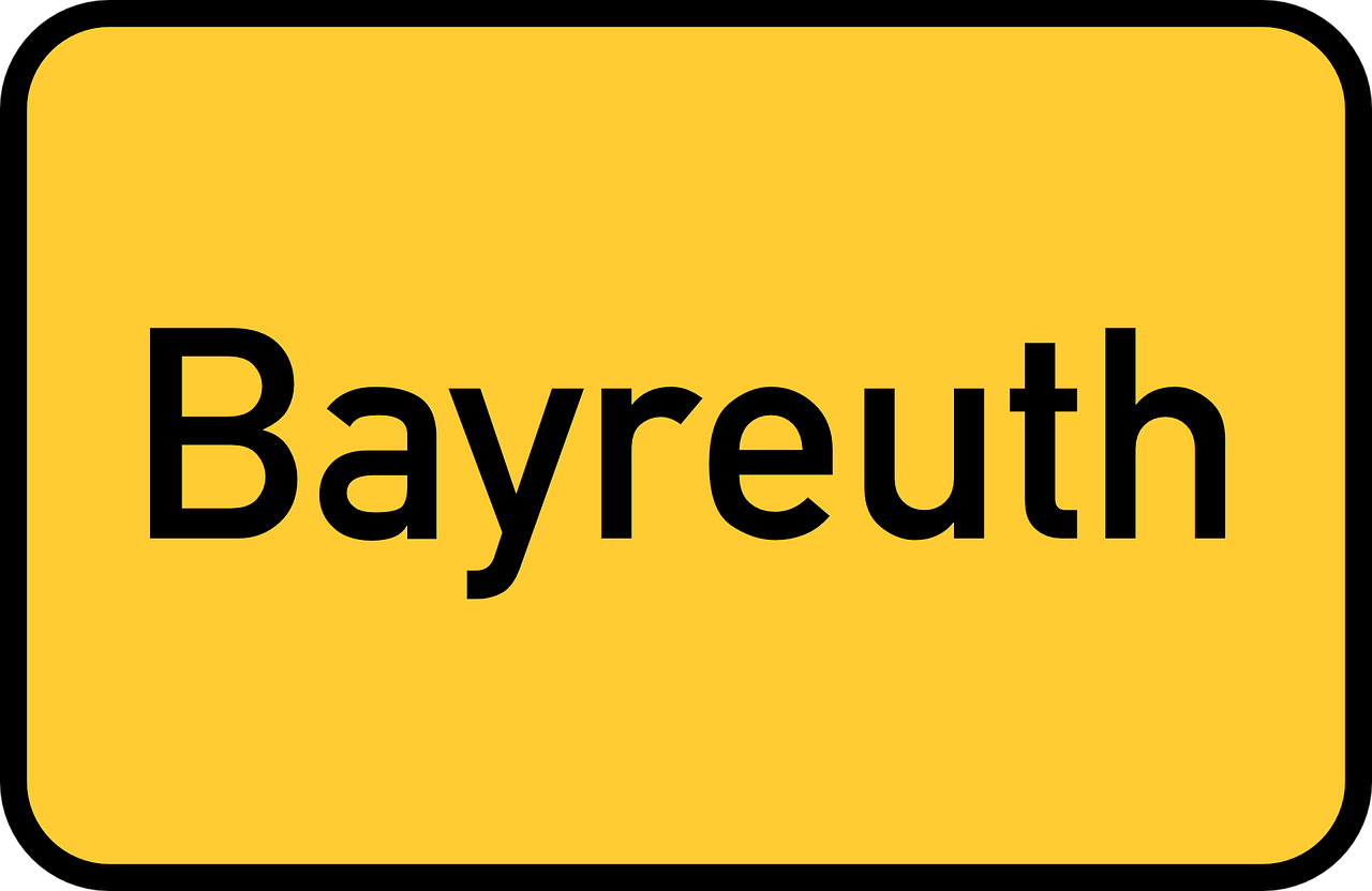bayreuth bavaria town sign free photo