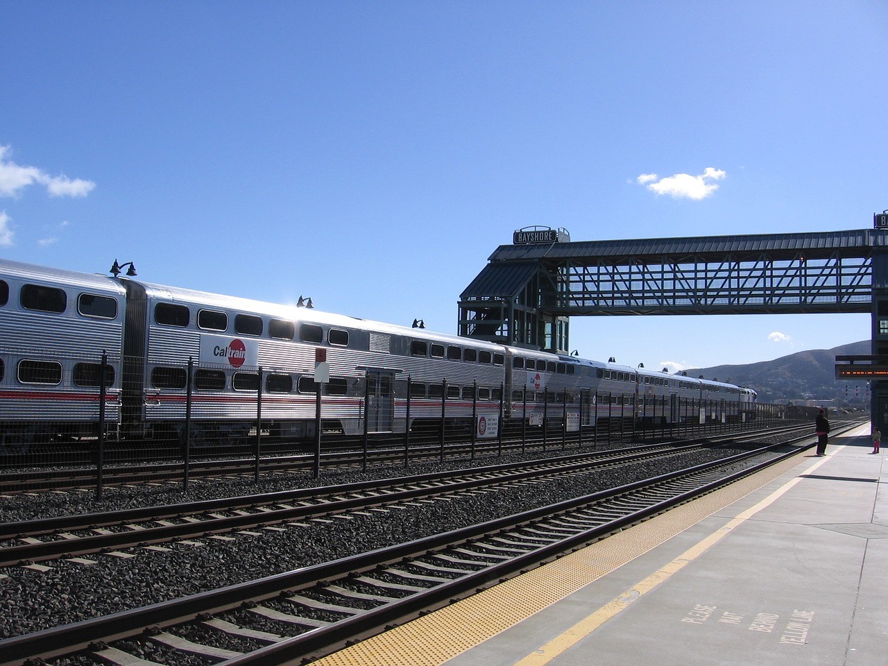 bayshore caltrain station free photo